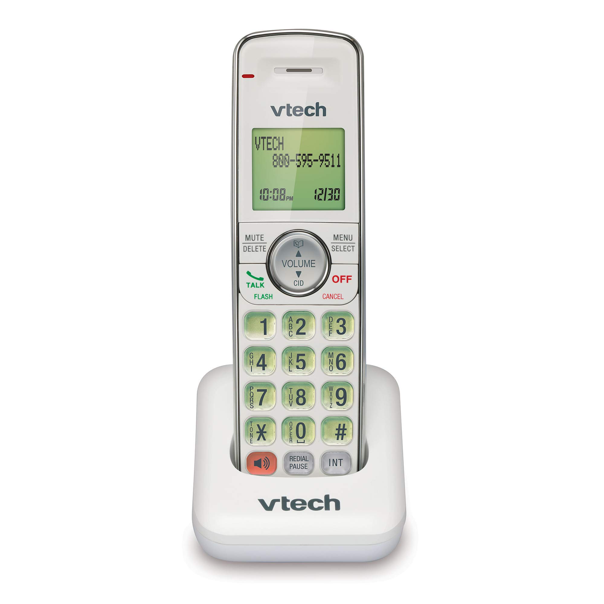 VTechCS6409-17 Accessory Cordless Handset, White | Requires a VTech CS6419 or CS6429 Series Cordless Phone System to Operate