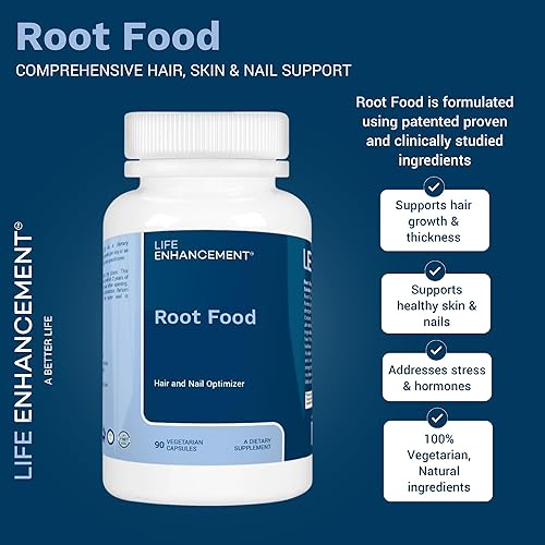 Miniatura 4 de Life Enhancement Suplemento para el crecimiento del cabello Root Food (paquete de 1)