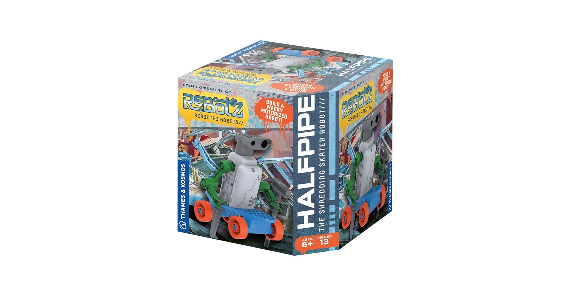 Amazon.com: Thames & Kosmos ReBotz: Halfpipe - The Shredding