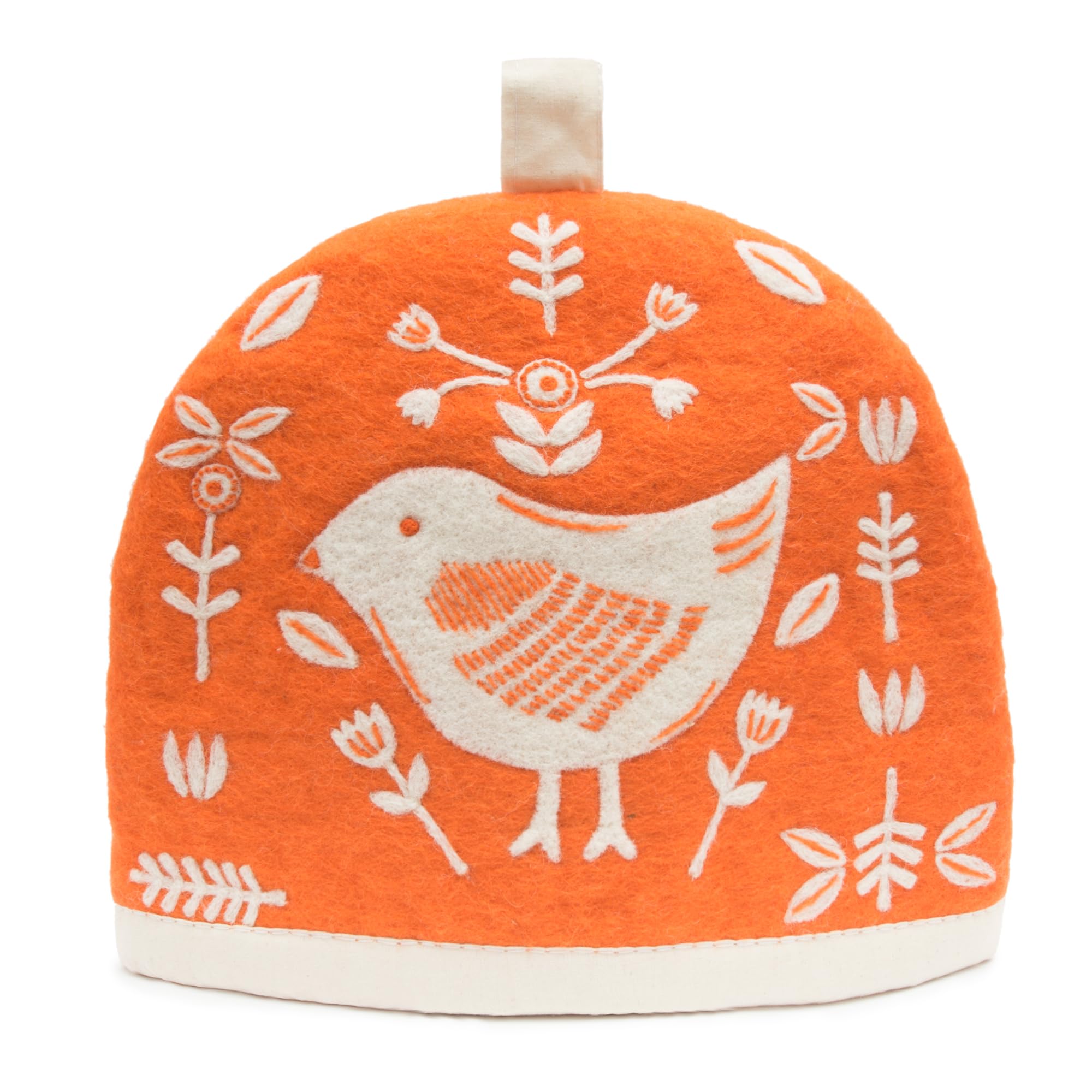 Glaciart One Wool Teapot Cozy Kettle Cover | Dome Shaped Large Tea Cosy, Kettle or French Press | Handmade &amp; Needle Felted from Natural Wool | Warms Up to 2 Hours | Great as Gift