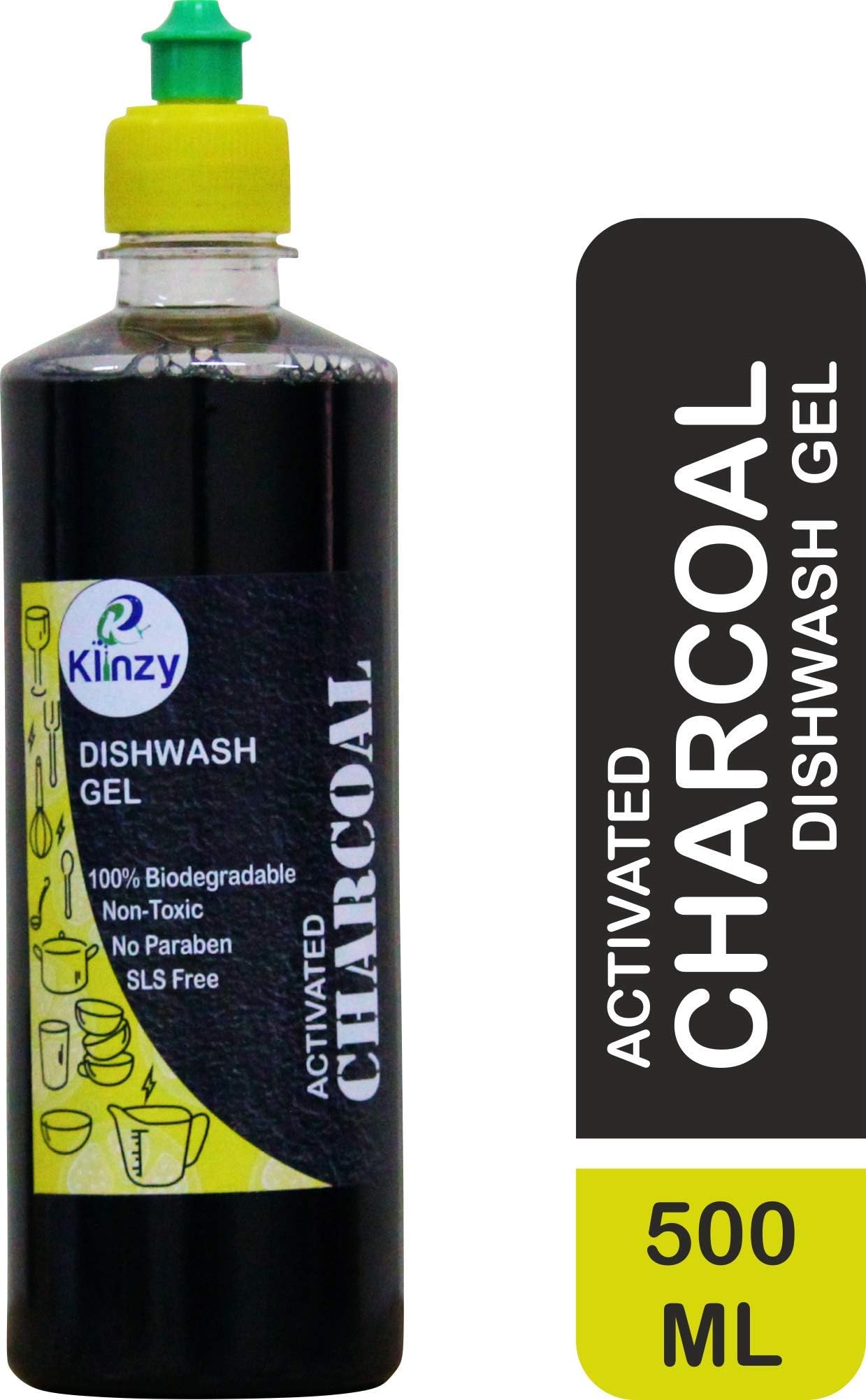 Activated Charcoal Dishwash Gel (500 ml)