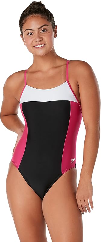 Speedo Unisex-Adult Color Block Relay Back 1pc