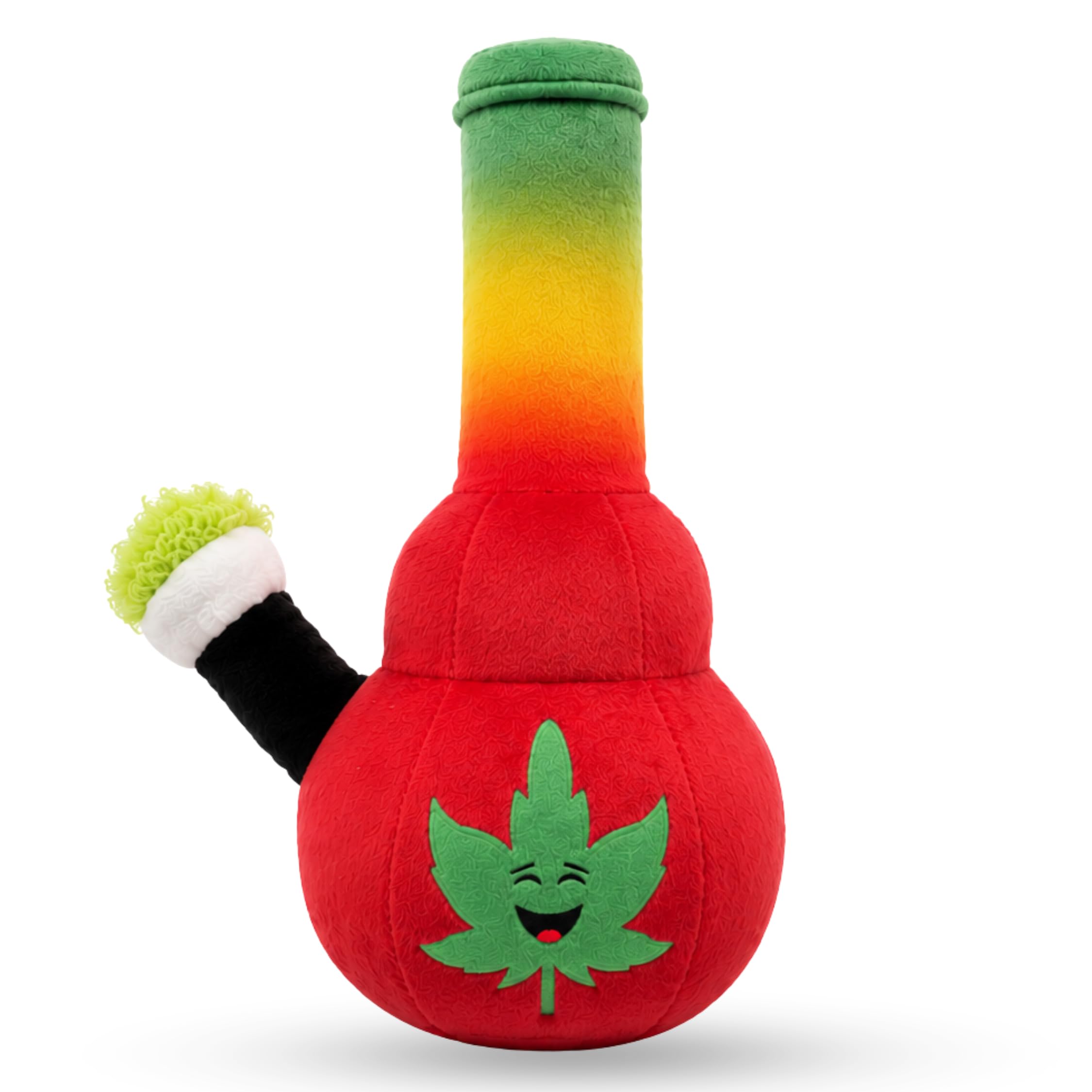 My Name is Lil Bo da Bong, lustiges Katzenminze-Unkraut-Thema, Katzenspielzeug, niedliche gefüllte Parodie Rasta-Topfbong, cooles Plüsch-420-Geschenk für Katzen und Kätzchen, zum Spielen und als