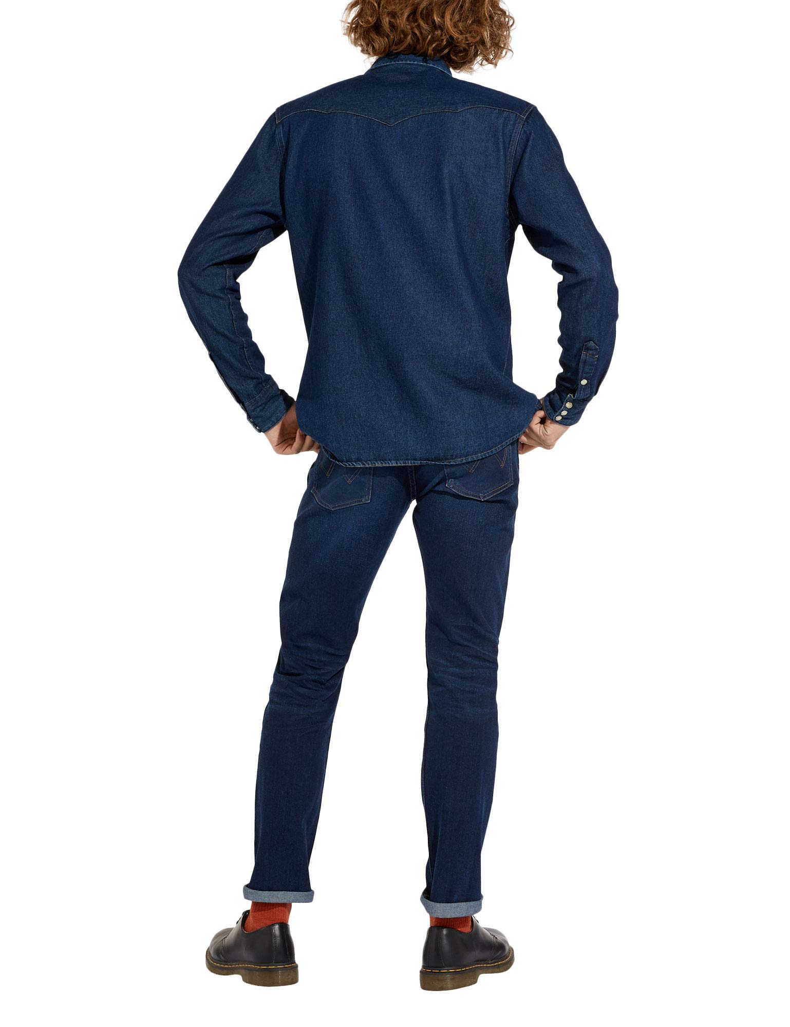 Wrangler Icons 27mw Camisa Vaquera Hombre (Pack de 1)