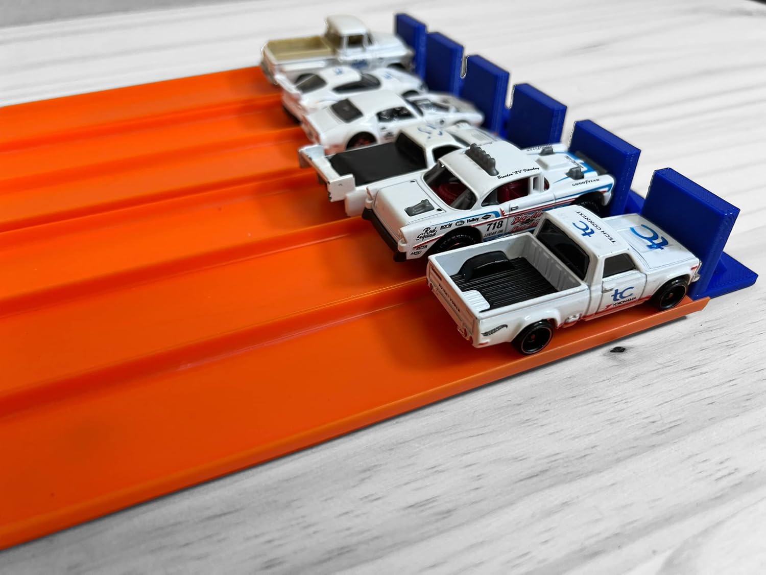 Super 6 Lane Raceway Stopper (Blue)