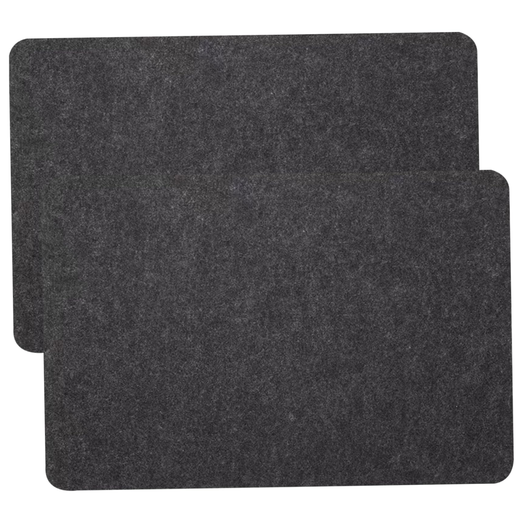 Tsawntd Heat Resistant Mat for Air Fryer, 12x17 Inch Heat Proof Mat, 2Pcs Kitchen Mats Countertop Worktop Protector with Sliding Function for Oven, Coffee Maker, Blender, Microwave Proof