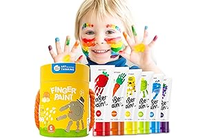 JarMelo Easy Clean Finger Paint for the Budding Artists