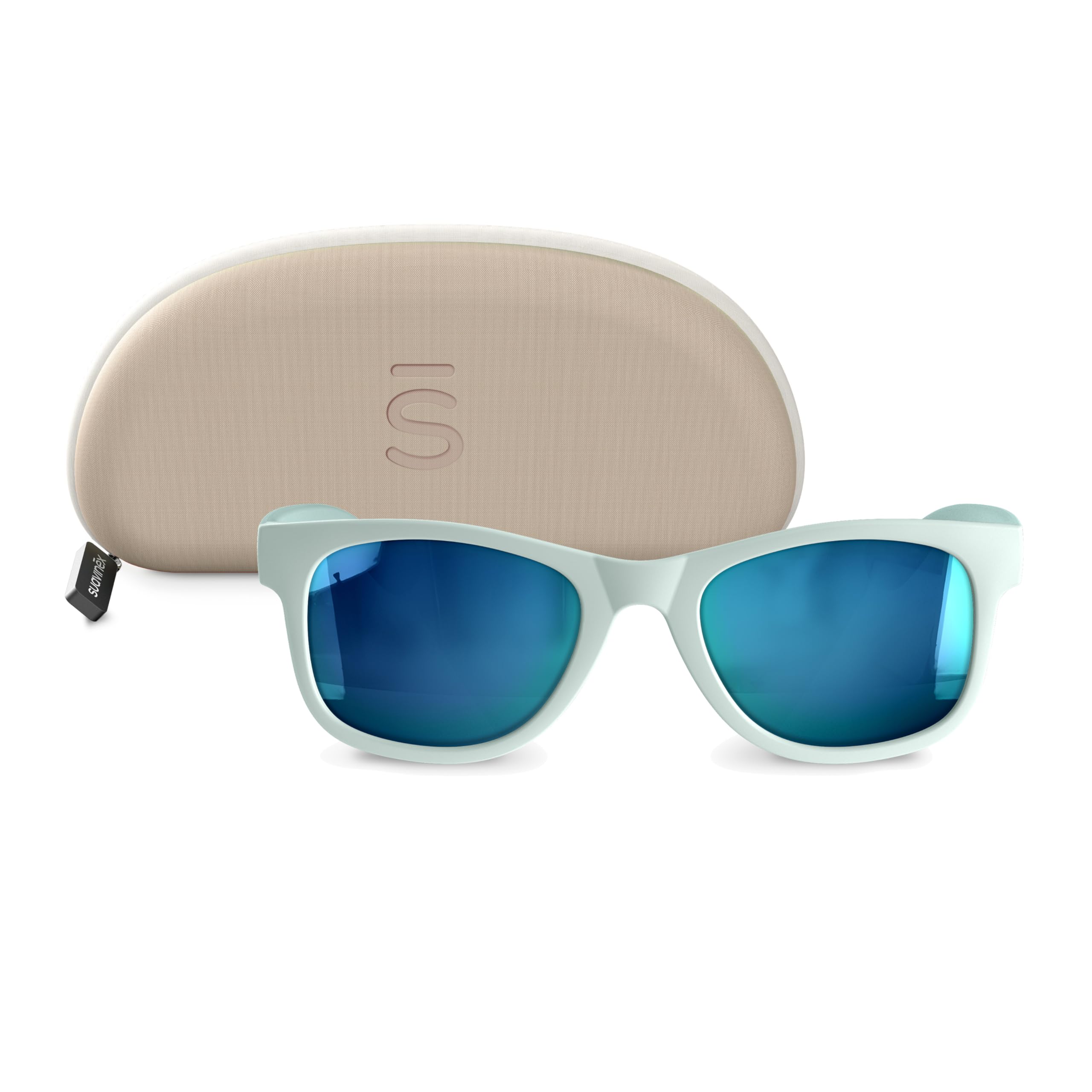 SUAVINEX Gafas de Sol para Bebés de 12 a 24 Meses, Polarizadas, con Filtro UV400, Cat. 3, 100% Protección Rayos UVA y UVB, Funda Incluida, Muy Flexibles y Ligeras, Cuadradas, Modelo 2026