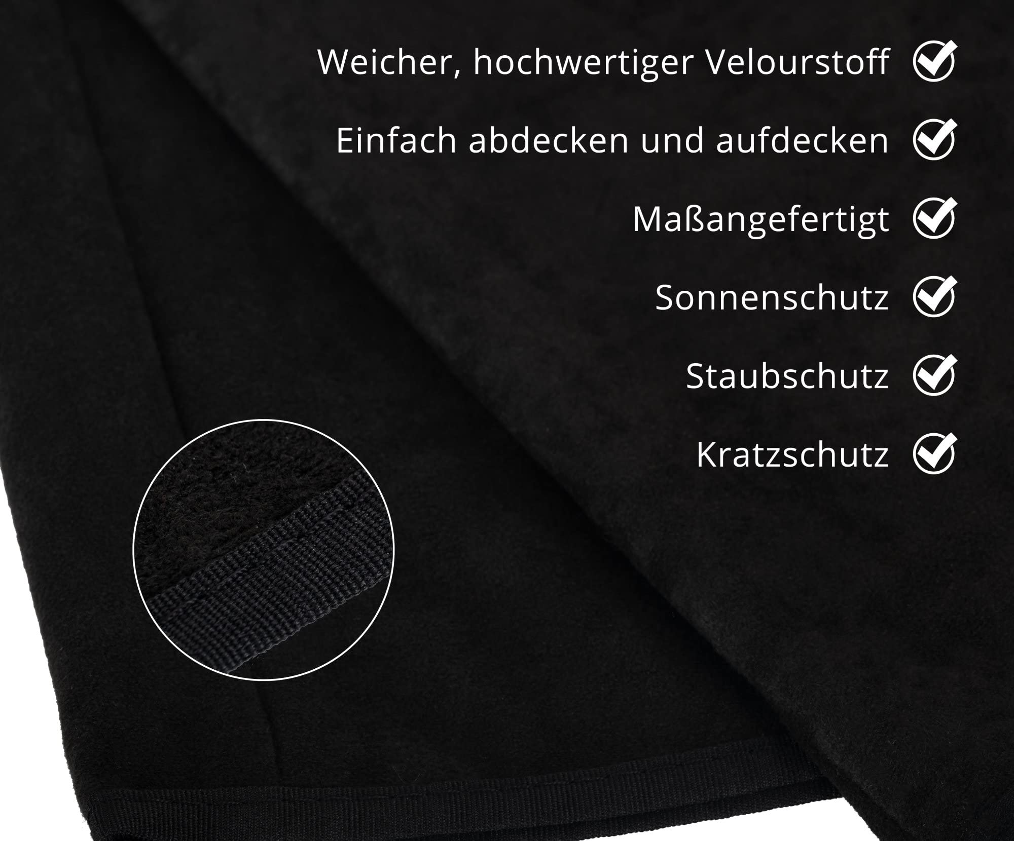 Alpenklang Akkordeon Case - Schutzhülle für 72 Bässe - Abmessungen: ca. 44 x 26 x 40 cm - Moderner Velours-Schwarz