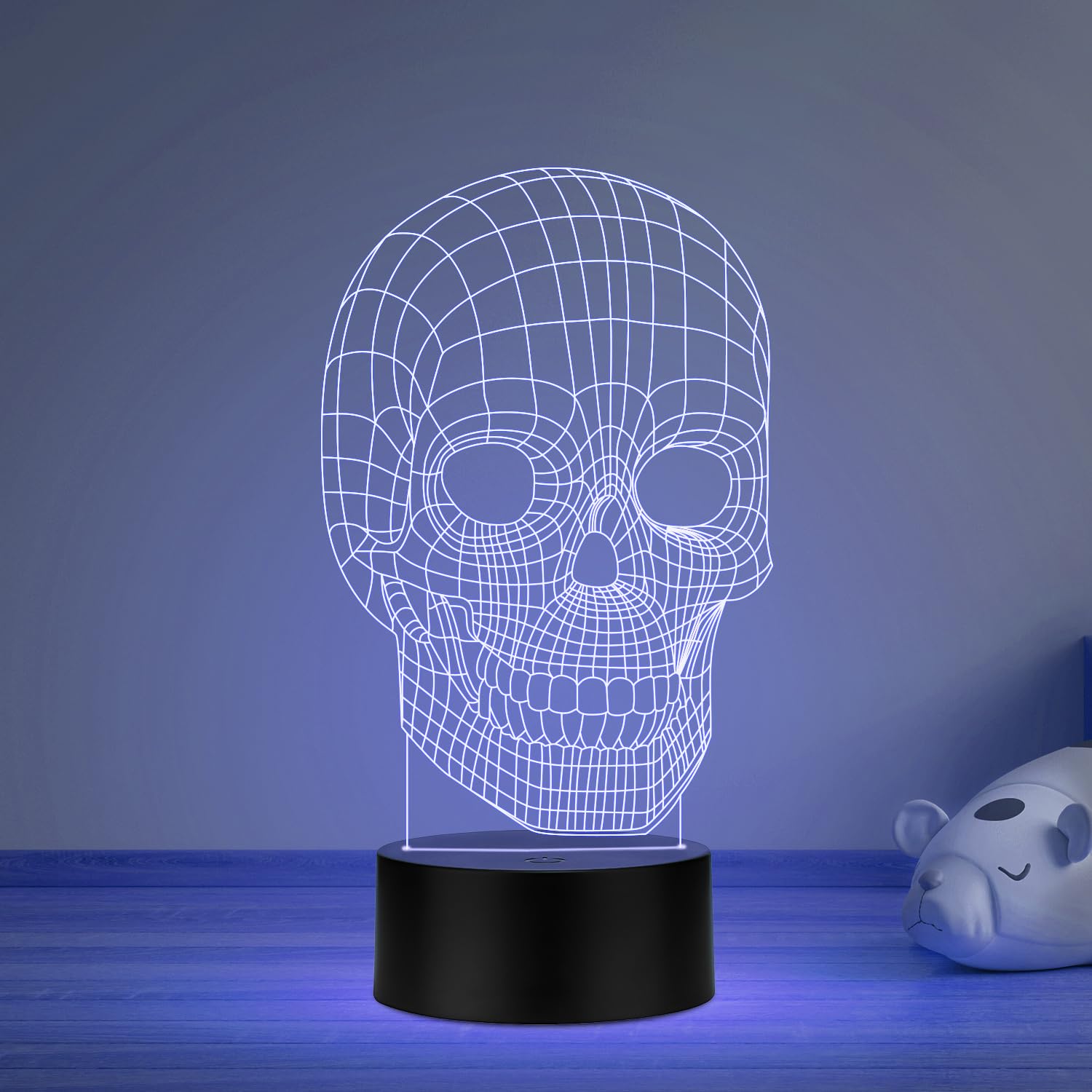 Buy StarLaser 3D Illusion Skull Skeleton Acrylic LED Lamp