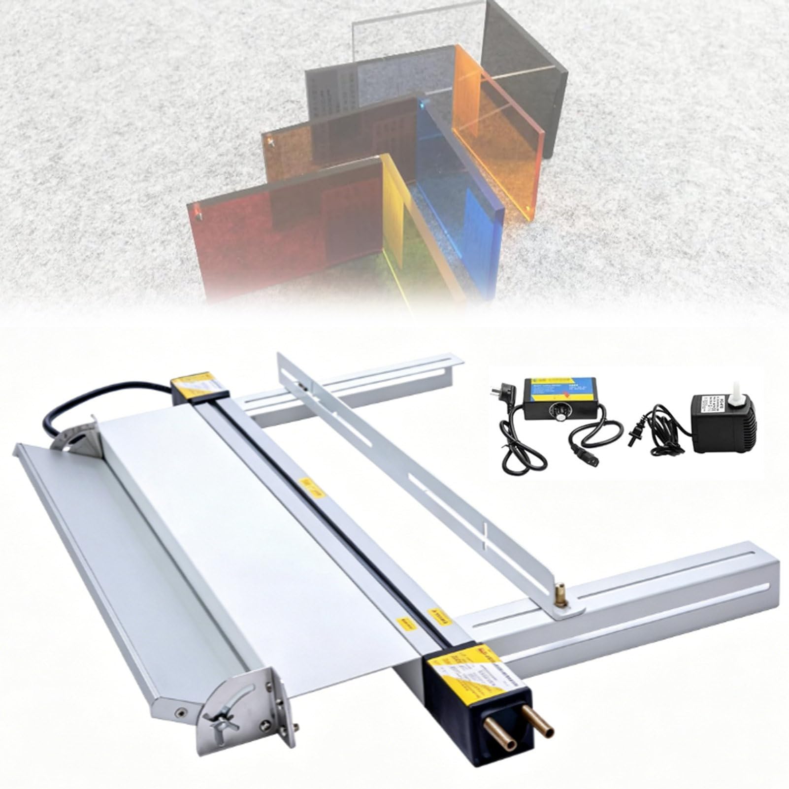 Pvxa Acrylic Lightbox Plastic PVC Bending Machine, Acrylic PVC Plastic Bender, 30cm/60cm/125cm Portable Manual Hot Heating Tool, for 1-6mm PVC/PC/ABS/PP etc 24Inch