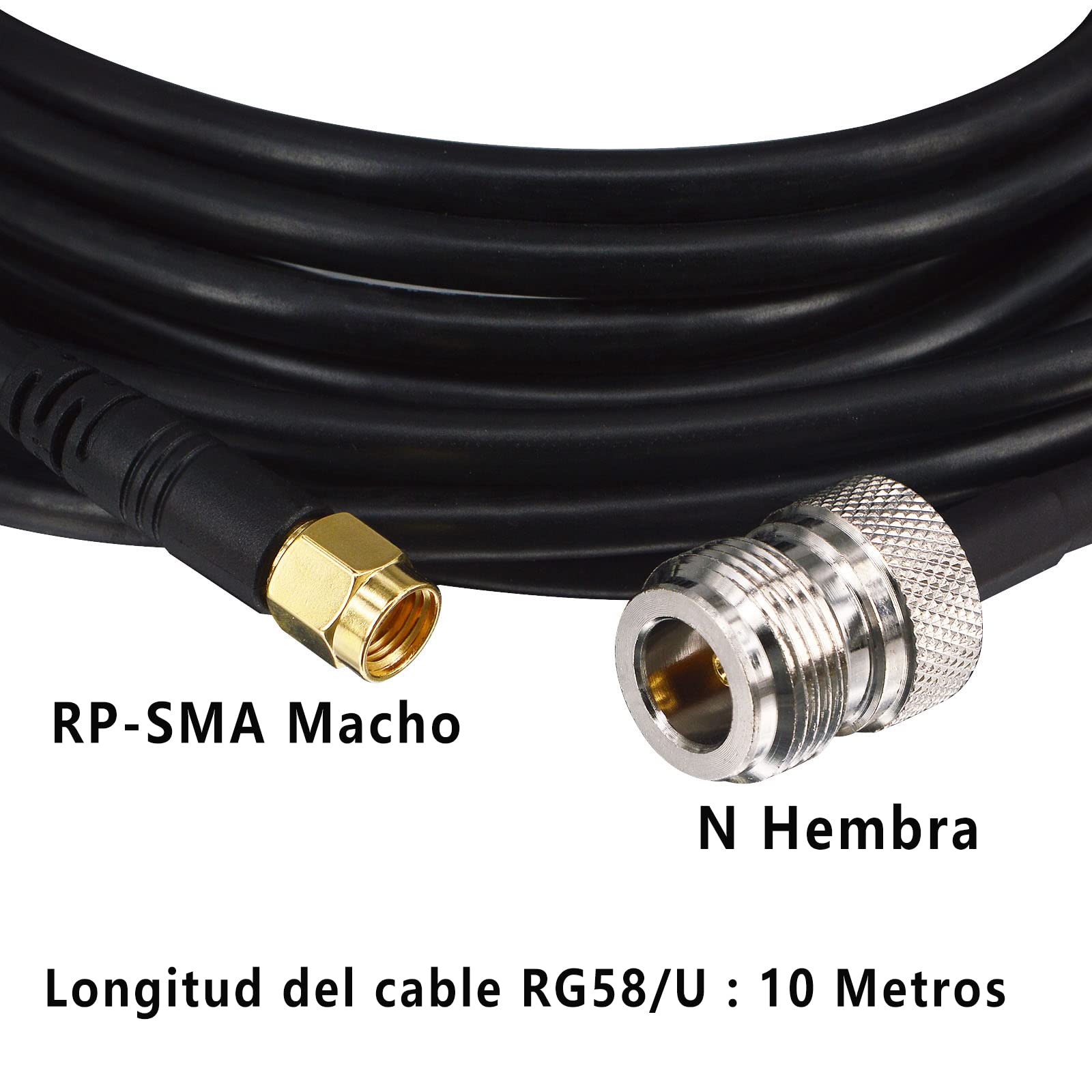 Milanuncios - 10 METROS DE CABLE COAXIAL RG6 75 OHM TV