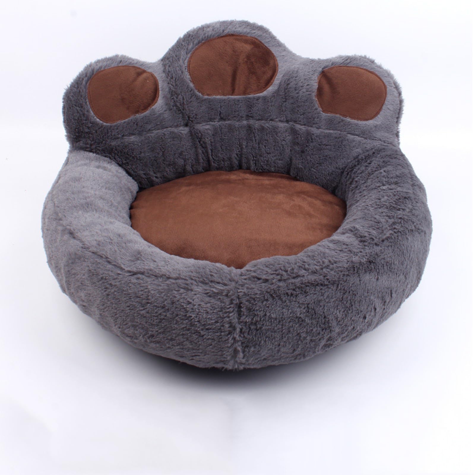 Pet Kennel, Pet Supplies, Dog Kennel Cat Kennel, Cozy Warm Short Hair, Suitable for Small and Medium-Sized Pets 15.7-17.7in Darkgraysinglesofa