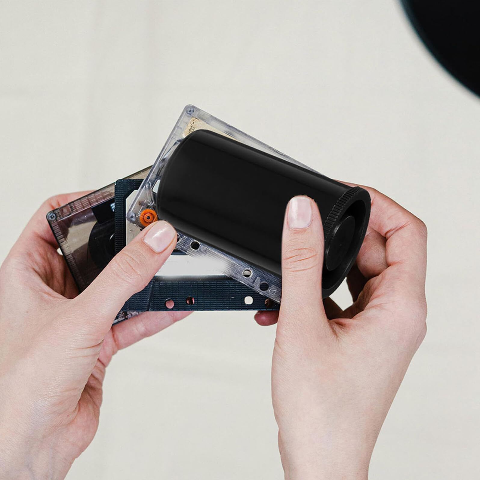 Boîtes de Film Noir Protection la Lumière avec Couvercles Lot de 20 en Abs Compatibilité Passionnés de Photographie