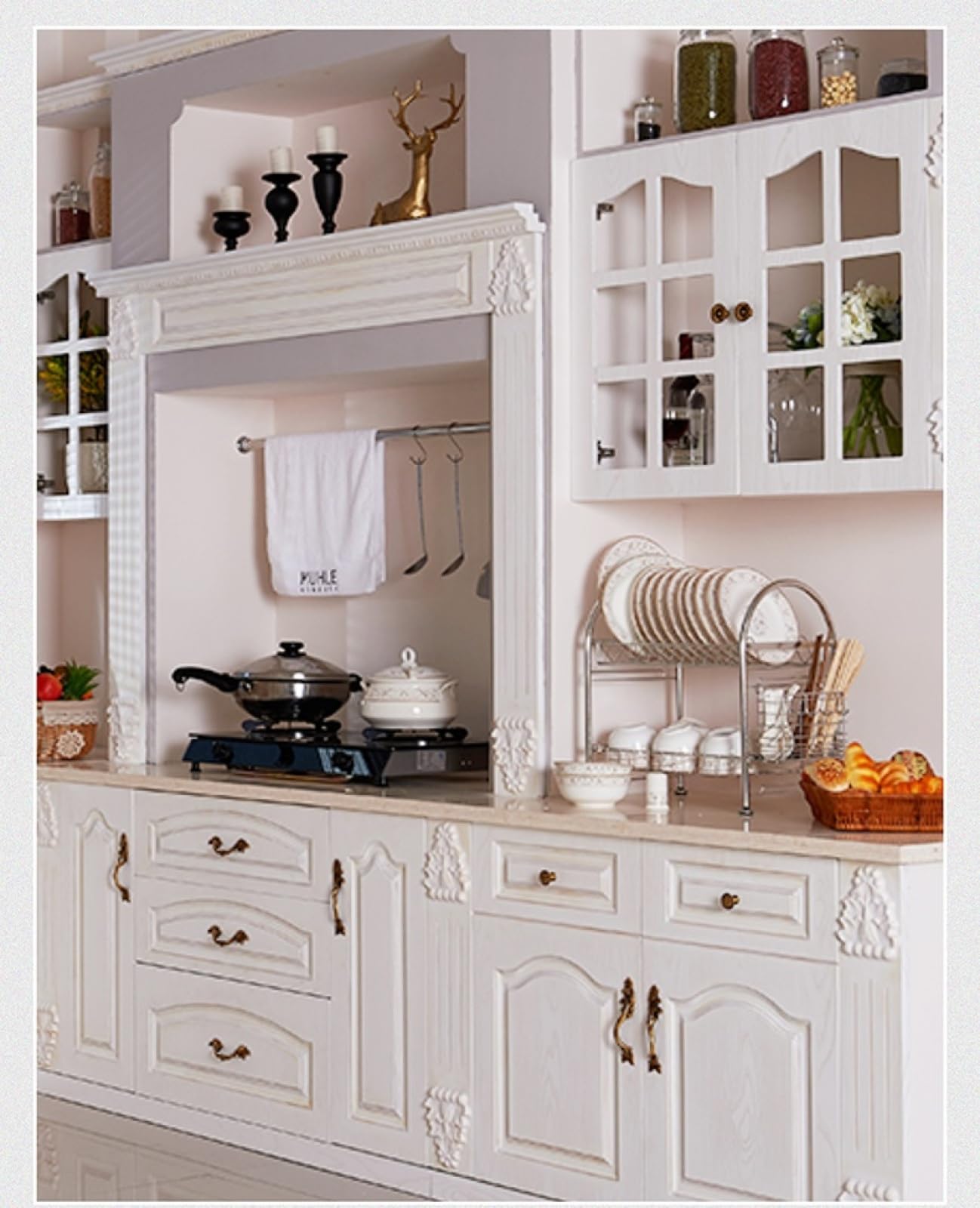 Amazon | 引き出しノブ取っ手 2個入 真鍮アンティークノブとハンドル