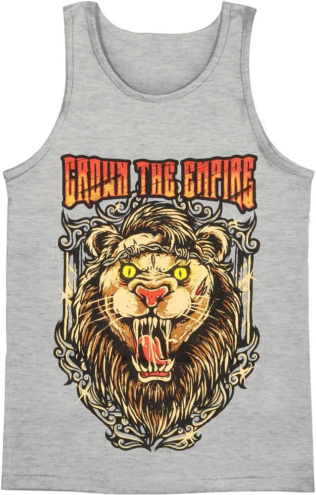 Crown the Empire Men's Lion Mens Tank Grey