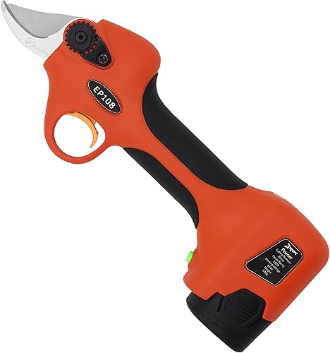 Miniatura 3 de Zenport Podadora eléctrica inalámbrica EP108, podadora eléctrica con batería pequeña, corte de 1 pulgada