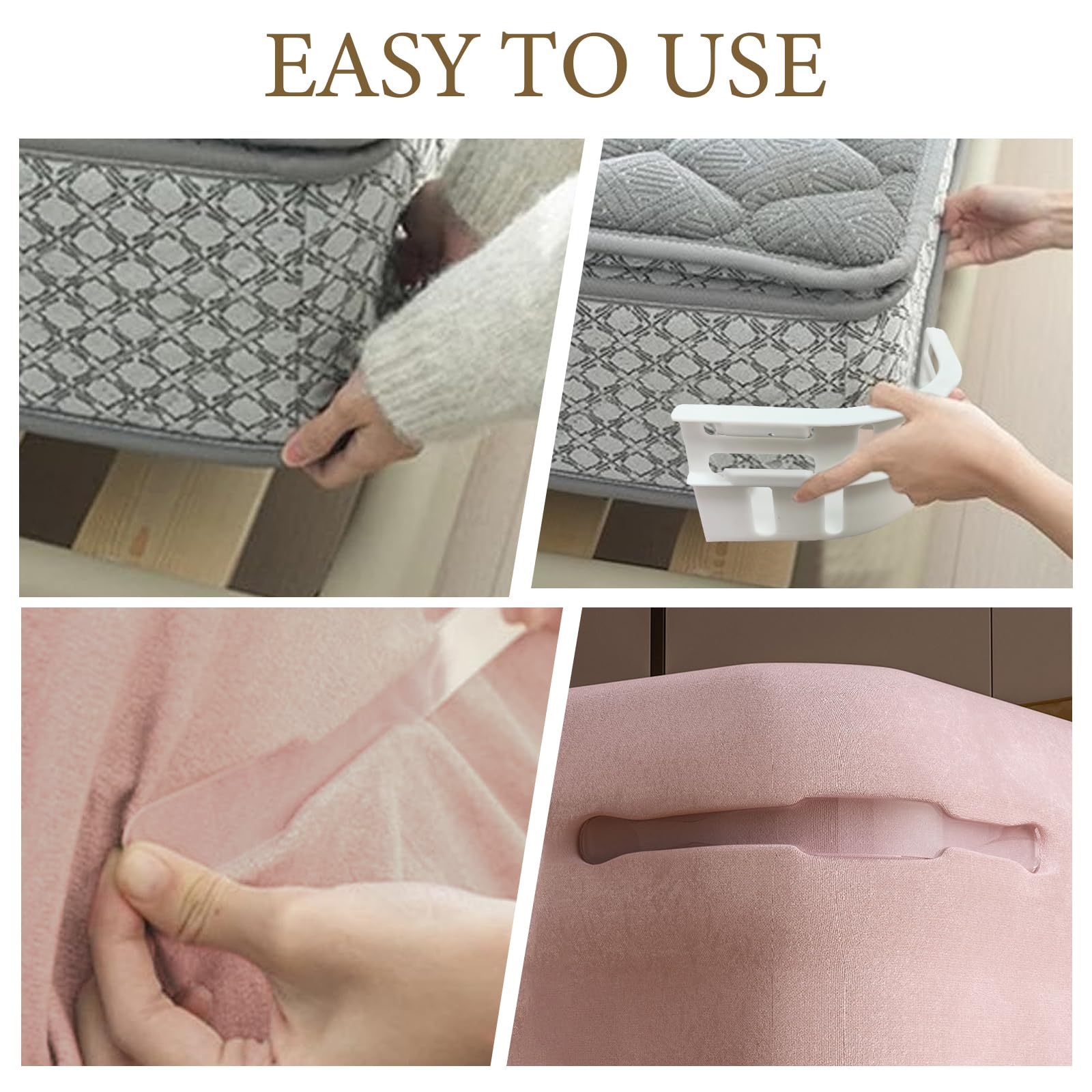 Attaches De Draps, Supports De Draps, Sangles Serrées, 4 Clips D