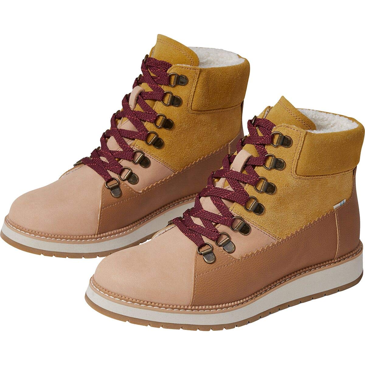 TOMS - Womens Mesa Boots, Size: 6 B(M) US, Color: Wp Honey Nubuck/Suede