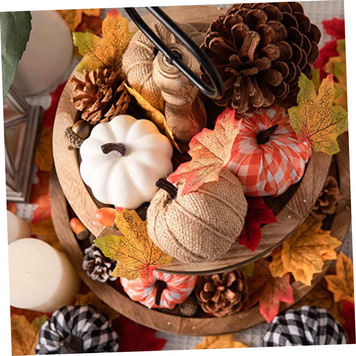 36stücke Künstliche Kürbisse Für Herbst Und Halloween-dekoration Simulierte Kürbis-dekoration Für Thanksgiving-feiern Tisch Und Fensterdeko