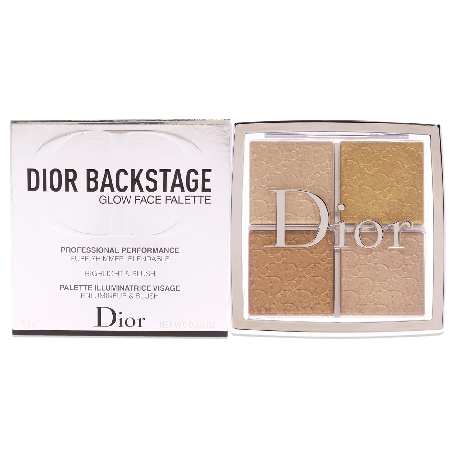 Christian Dior Dior Backstage Glow Face Palette – 003 Pure Gold Women 0.35 oz