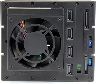 HSB4SATSASBA 4x 3.5 SAS 2.0/SATA 3.0 Hard Drive Ready Mobile Rack No Internal Tray Needed Hot Swap on 3x5 Bay