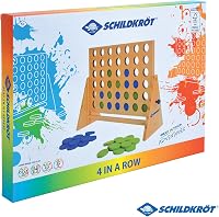 Schildkröt XXL Négy a nyerő stratégiai társasjáték fenntartható FSC fából, 3+ éves kortól, 2 játékos részére, 45,5×32,5×40 cm 7