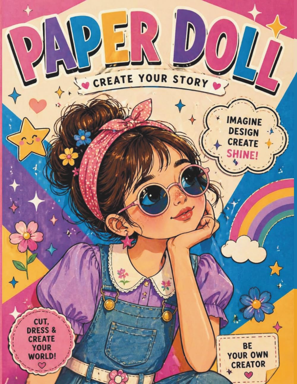 Paper Doll: Create Your Story: Cut, Dress, Mix & Match Cute Outfits, Fun Accessories and Beautiful Background Scenes for Endless Creative Play