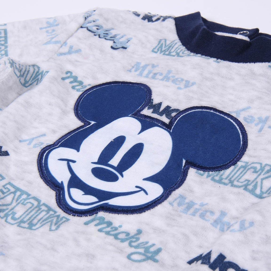 CERDÁ LIFE'S LITTLE MOMENTS - Pijama Bebe Niño de Mickey Mouse - Pijama de Invierno Velour [ 80% Algodón, 20% Polyester] - Licencia Oficial Disney