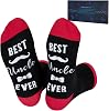 Posinu Gifts for Him, Birthday Gifts for Men & Women, Men & WoMen & Women Socks Gifts, Uncle Gifts, Best Uncle Ever Socks for Him, Funny Novelty Socks for Men & Women, Clothing-Posinu-000007655