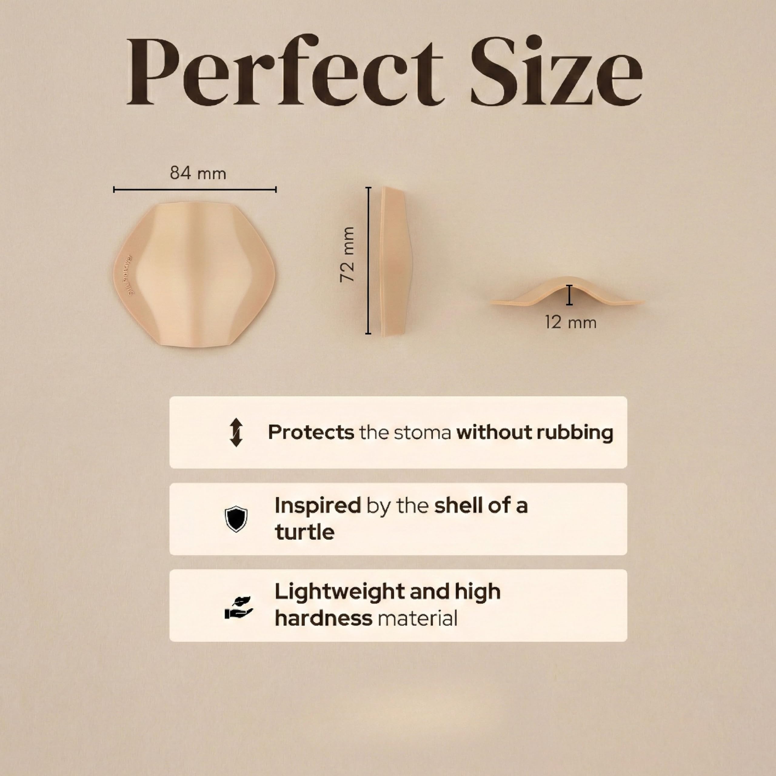 SIIL Protector de estoma | Protector de Ostomia Ostomy | Accesorios de Ostomia | Stoma protector | Stoma Shield | Stoma Guard