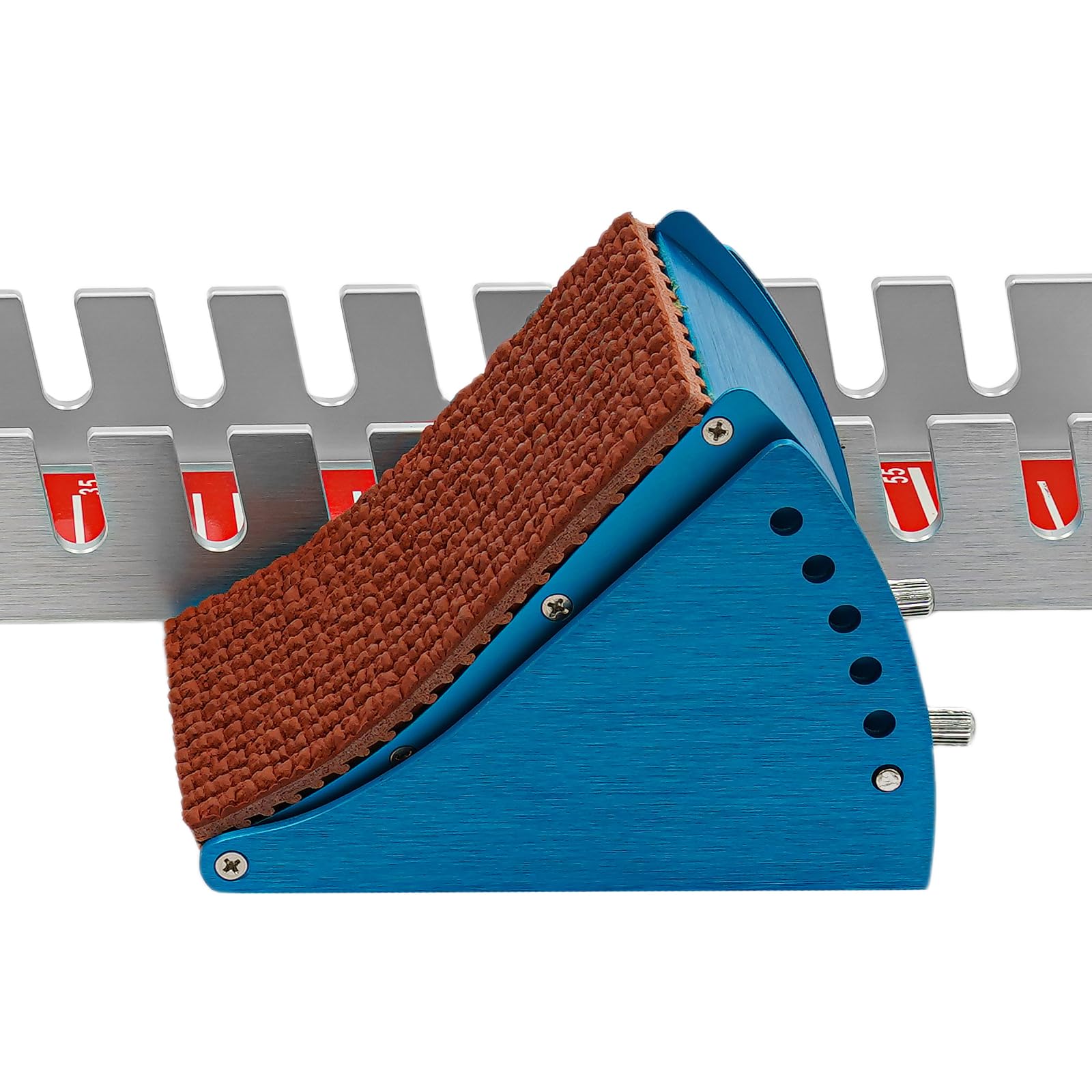 Bloque de arranque de aluminio ajustable de 6 posiciones, bloque de lanzamiento profesional de competición para atletismo y entrenamiento de sprint, bloques de pista de aluminio robustos con