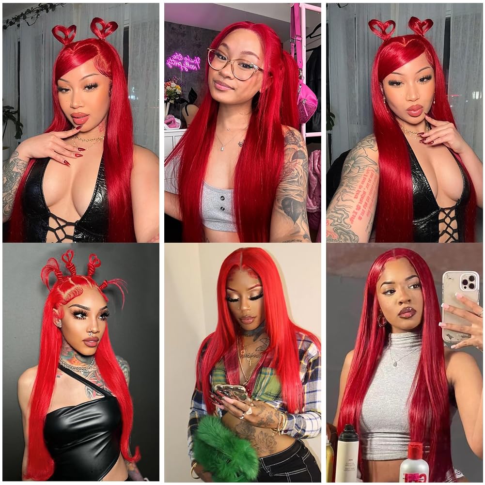 Wine Red Bundles Human Hair Straight Bundles 18 18 18 Inch Unprocessed Brazilian Virgin Remy Hair Burgundy 3 Bundle Light Red Straight Human Hair Extensions 50 Gram Per Bundle