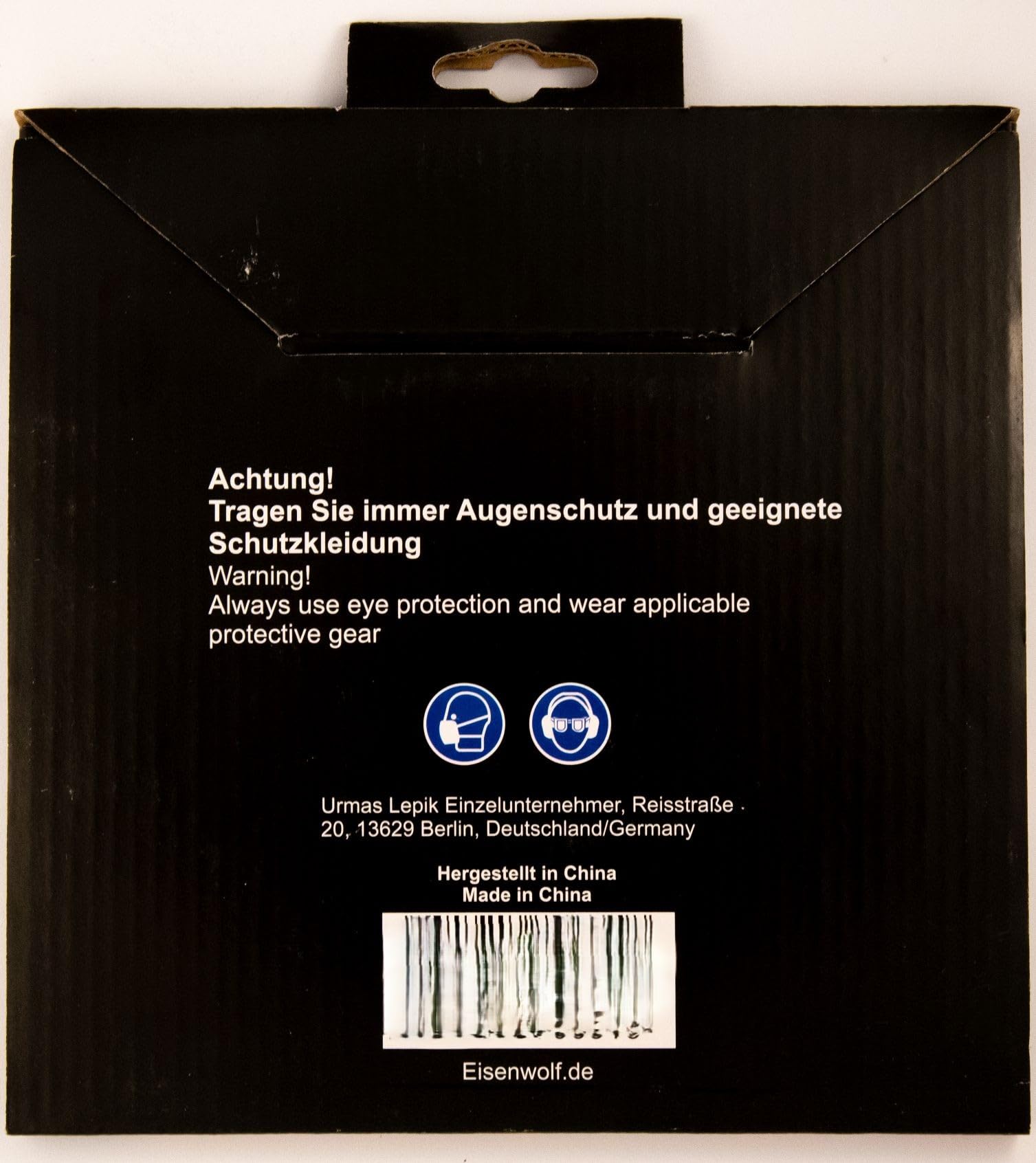 Eisenwolf 180x20 mm lama circolare sottile per legno completamente temprata e tensionata, resistente e durevole, con 40 denti TCT inclinati e tagli laser per la riduzione del rumore