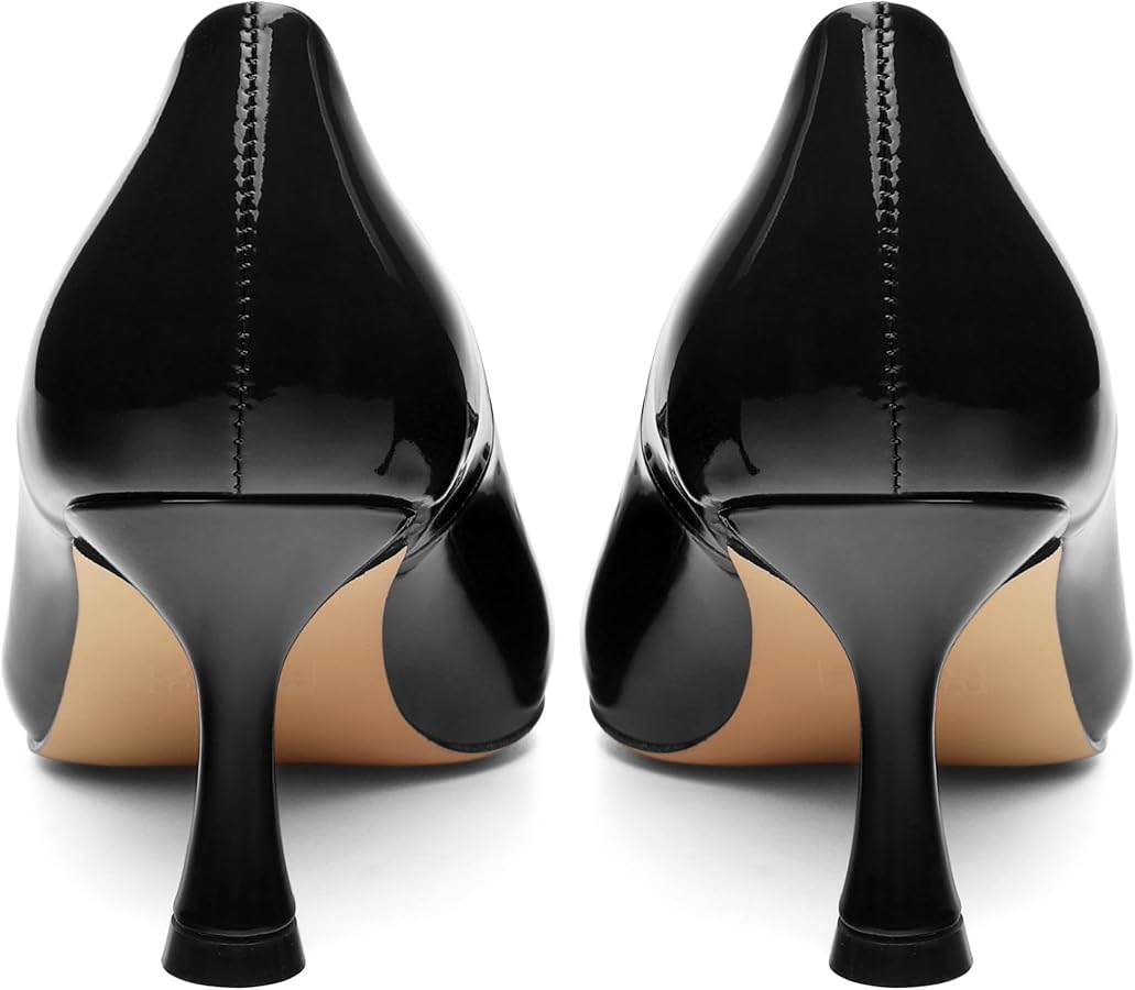 未使用級SHISEI POINTED U PUMPS 本革 防滑 黒 37.5 MM POINTED U PUMPS / BLACK – SHISEI