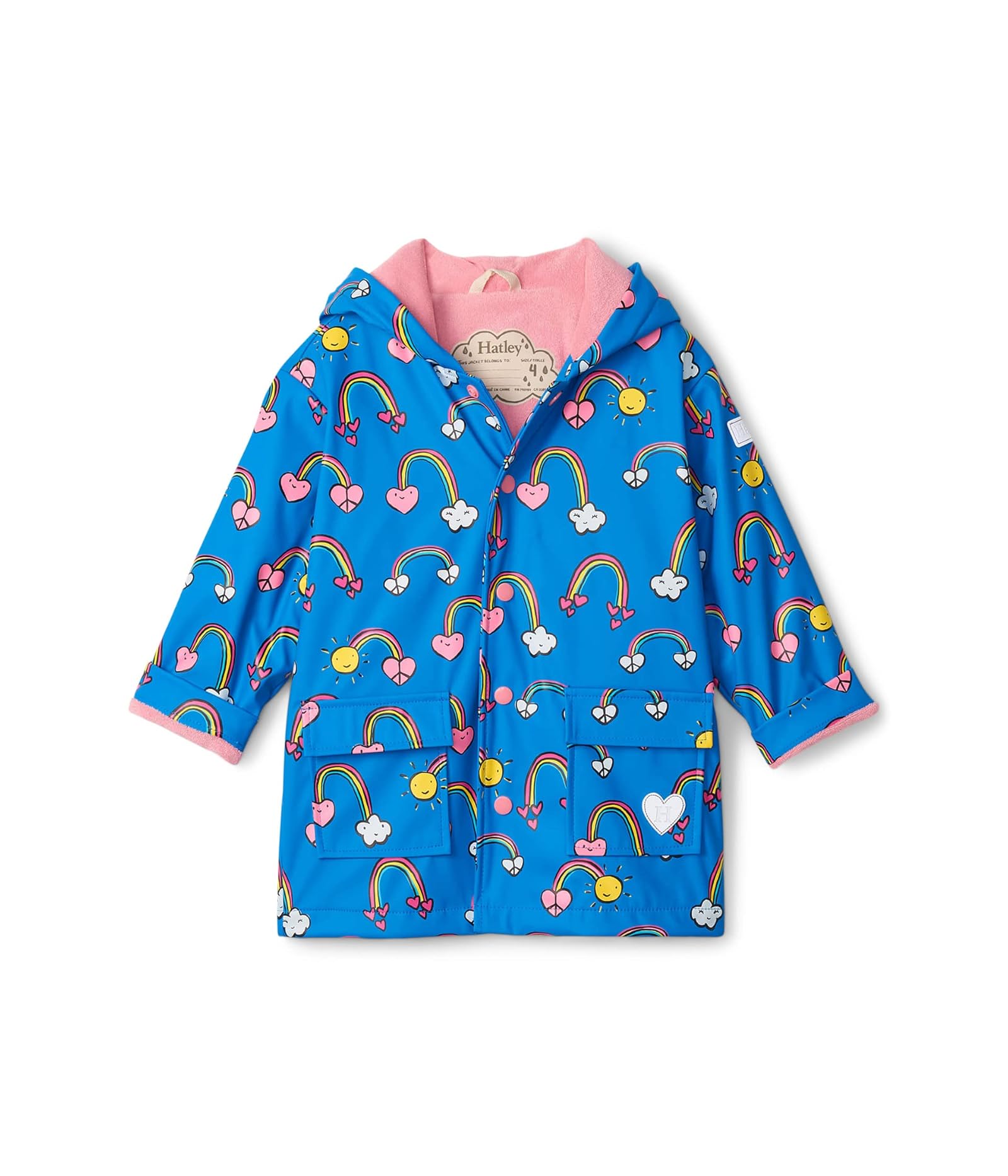 Одежда для девочек Hatley Kids Summer Sky Raincoat (для малышей / Маленьких детей/больших детей)