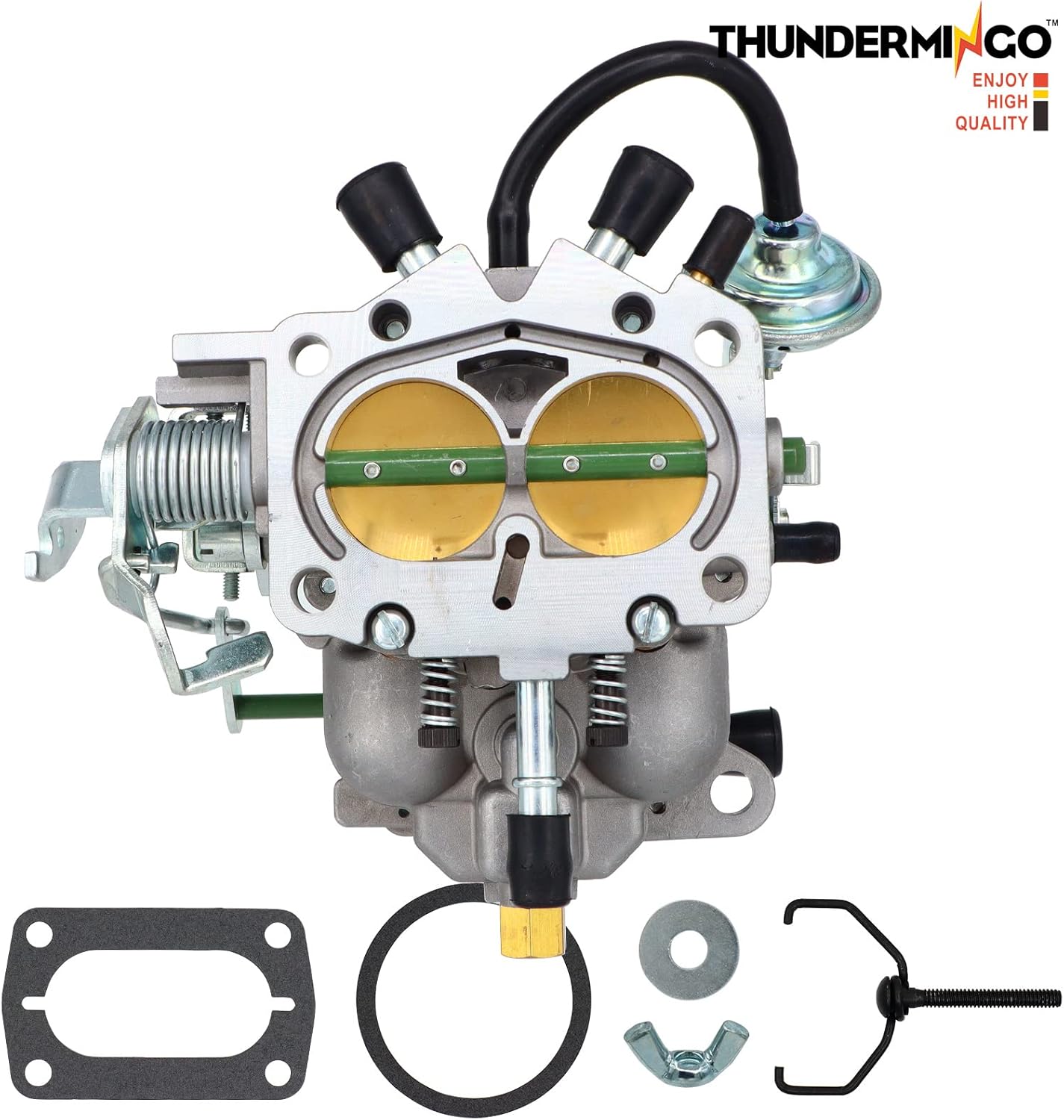 New 2 Barrel Carburetor Carb for Dodge Chrysler 318 V8 5.2L 6CIL 4.2L 273 Engine Plymouth Models Dodge Truck 1967-1980 BBD High Top Carter Type Carb with Manual Choke