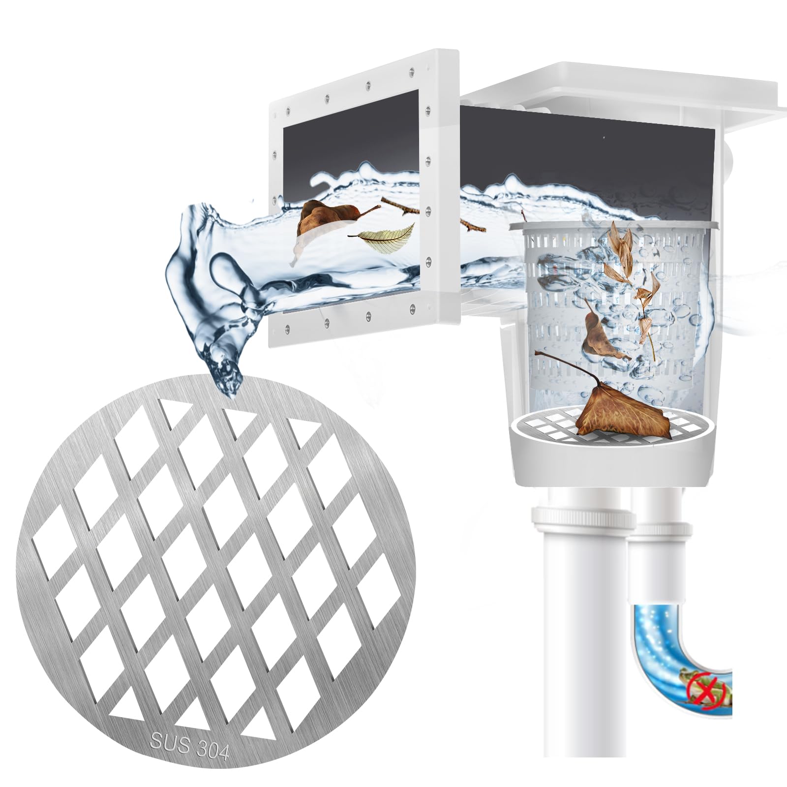 Skimmer Basket Grate, Stainless Steel Basket Grate Keeps