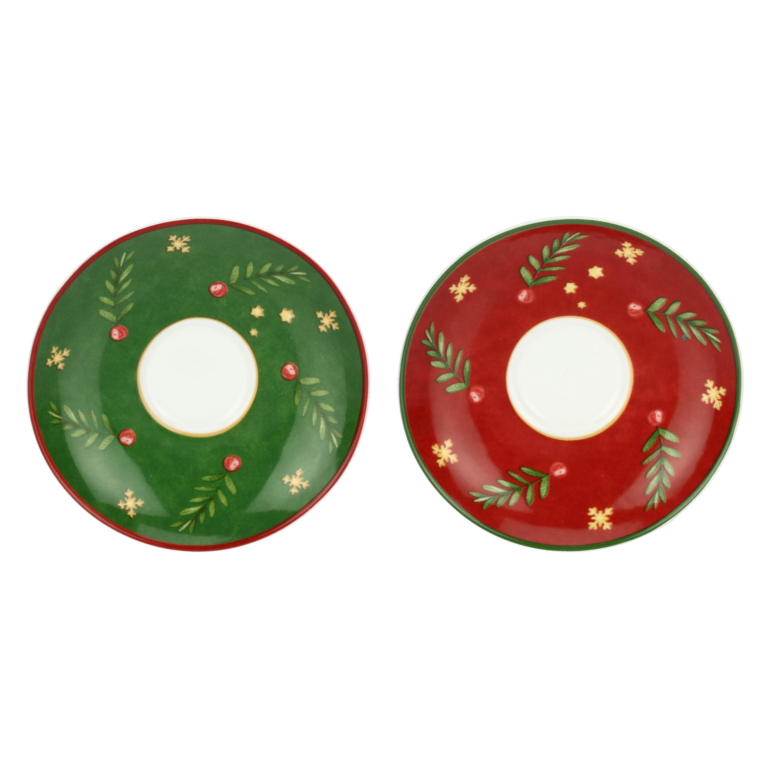 THUN - Set 6 tazzine espresso in porcellana Sorprese di Natale
