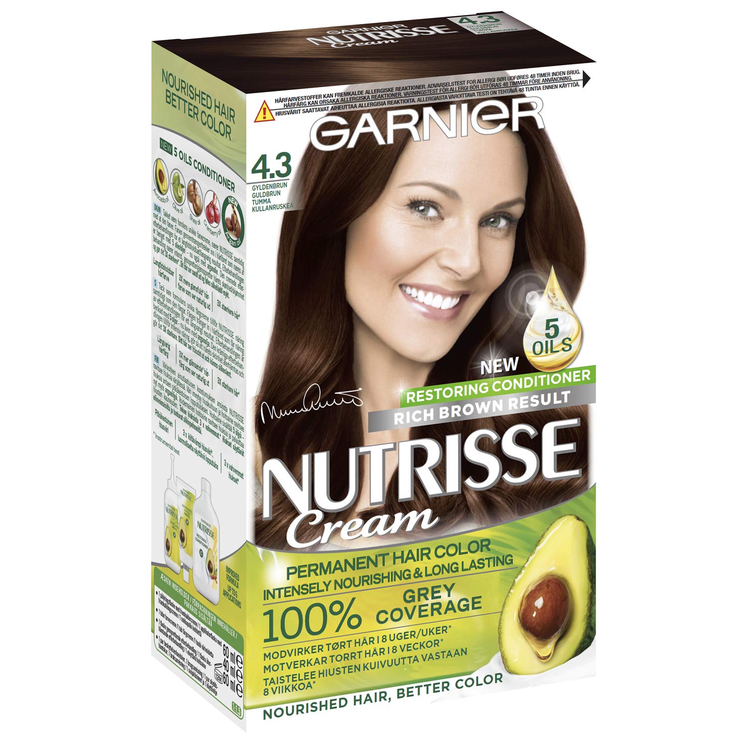 Garnier Nutrisse Cream 4.3 Capuccino