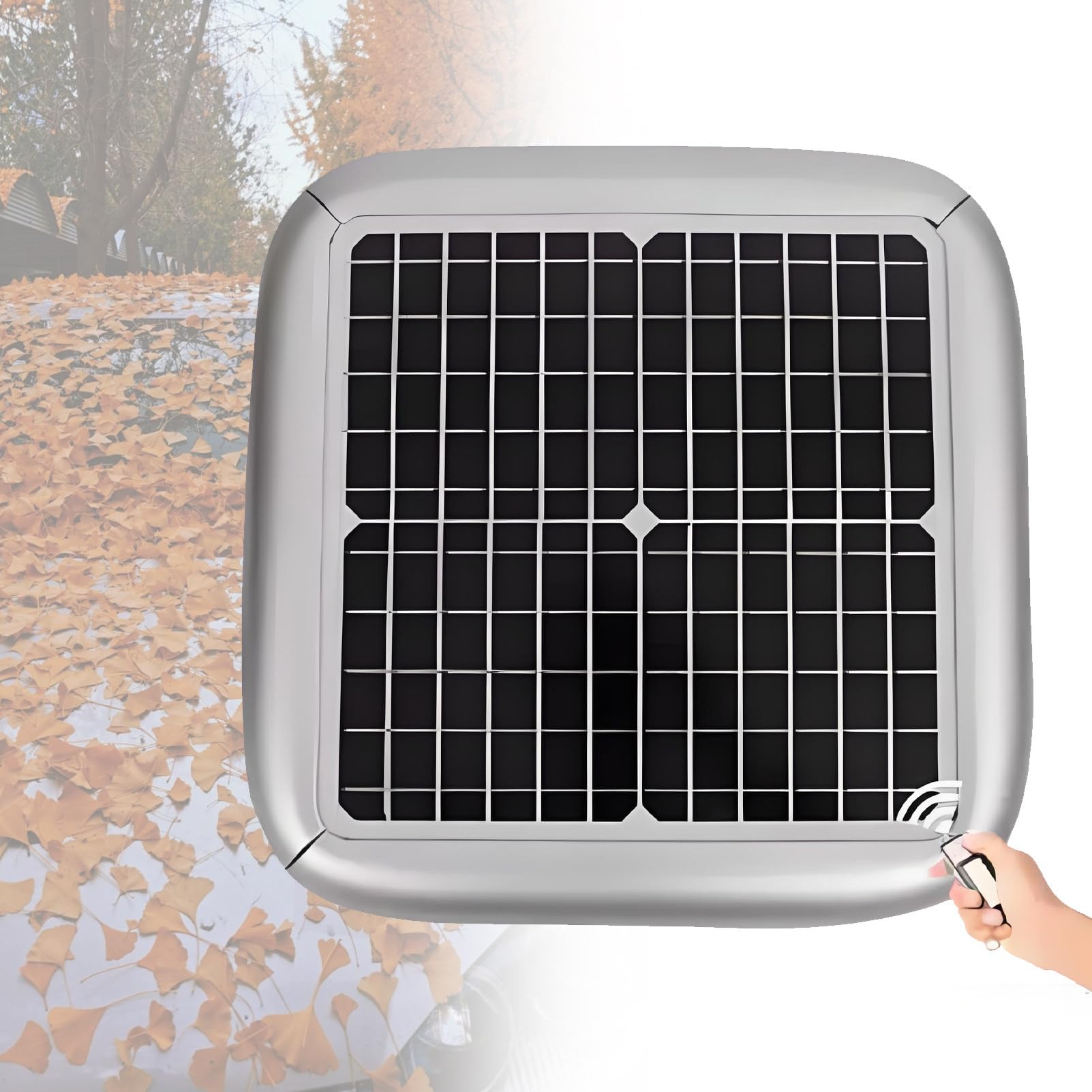 Ofyphth Fully Automatic Solar Car Cover Electric Retractable Vehicle Shelter, Parking Canopy with Remote Operation, Portable All Season Protection, for Sedan SUV MPV. Silver-YXL
