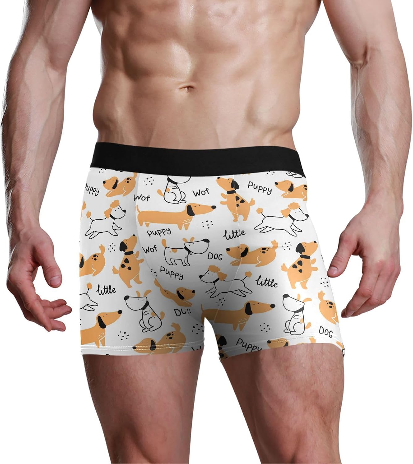 Black Cats Mens Underwear Briefs, Men's Boxer Briefs, Boxer Briefs for Men Trunks Soft Comfortable S-XXL