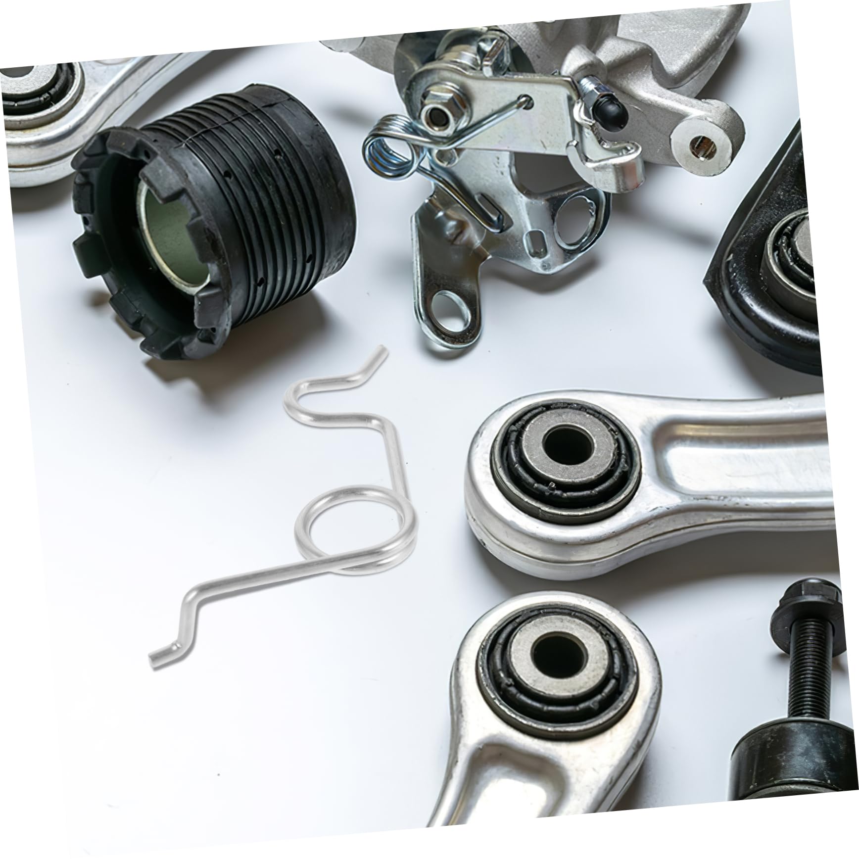 Ciieeo Door Spring Gas Door Cover Spring Gas Door Spring Repair Replacement Gas Cover Spring Gas Door Spring for Pickup Truck Gas Door Pocket Spring Stainless Steel Silver