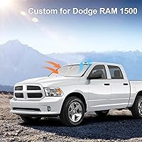 Vista 5 de para Dodge RAM 1500 2019-2024 2025 2026 Parasol Parasol para Parabrisas Cubierta - 4 Capas Parasol para Ventana Delantera para RAM1500 2Puertas