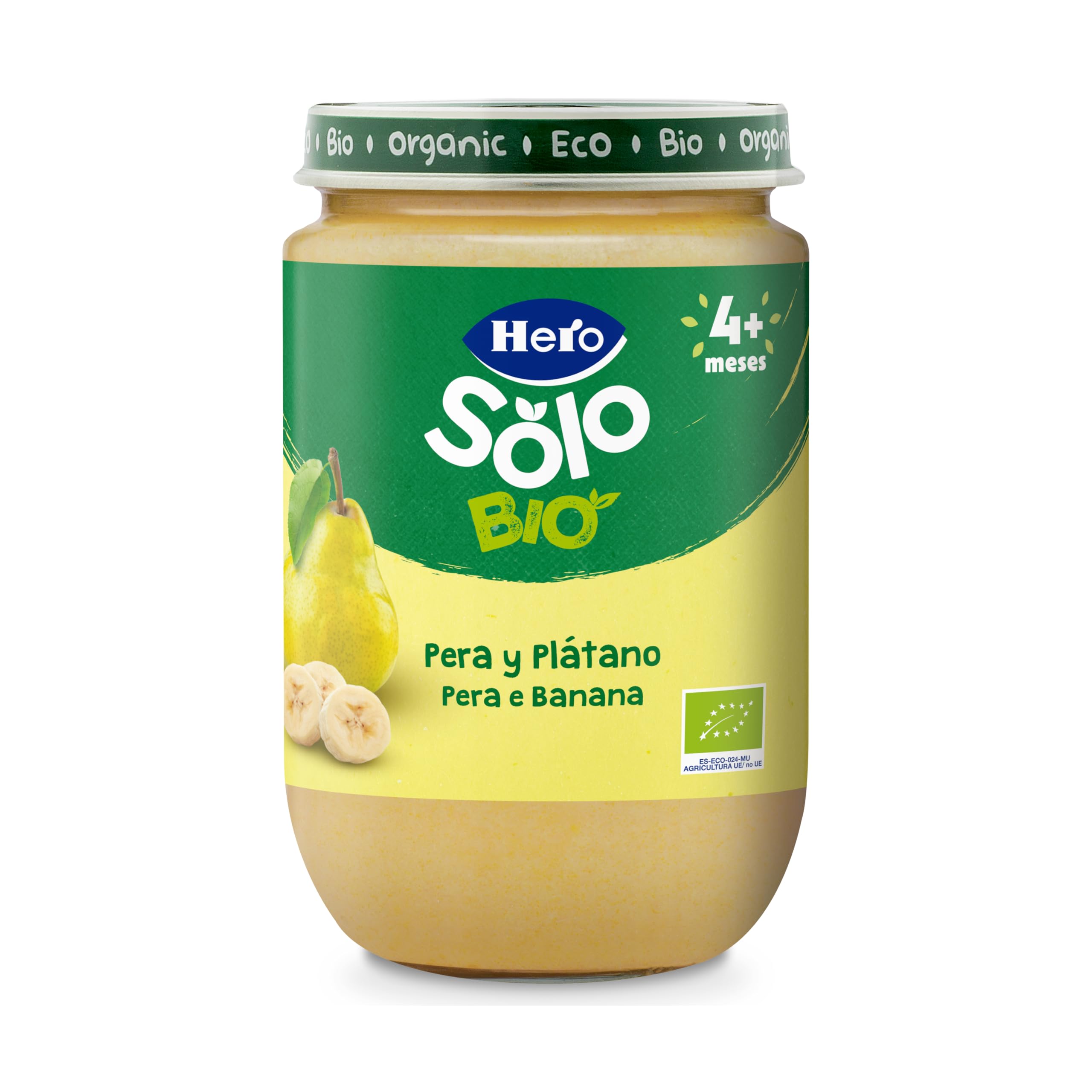 Hero Solo Tarrito de Pera y Platáno, 190g