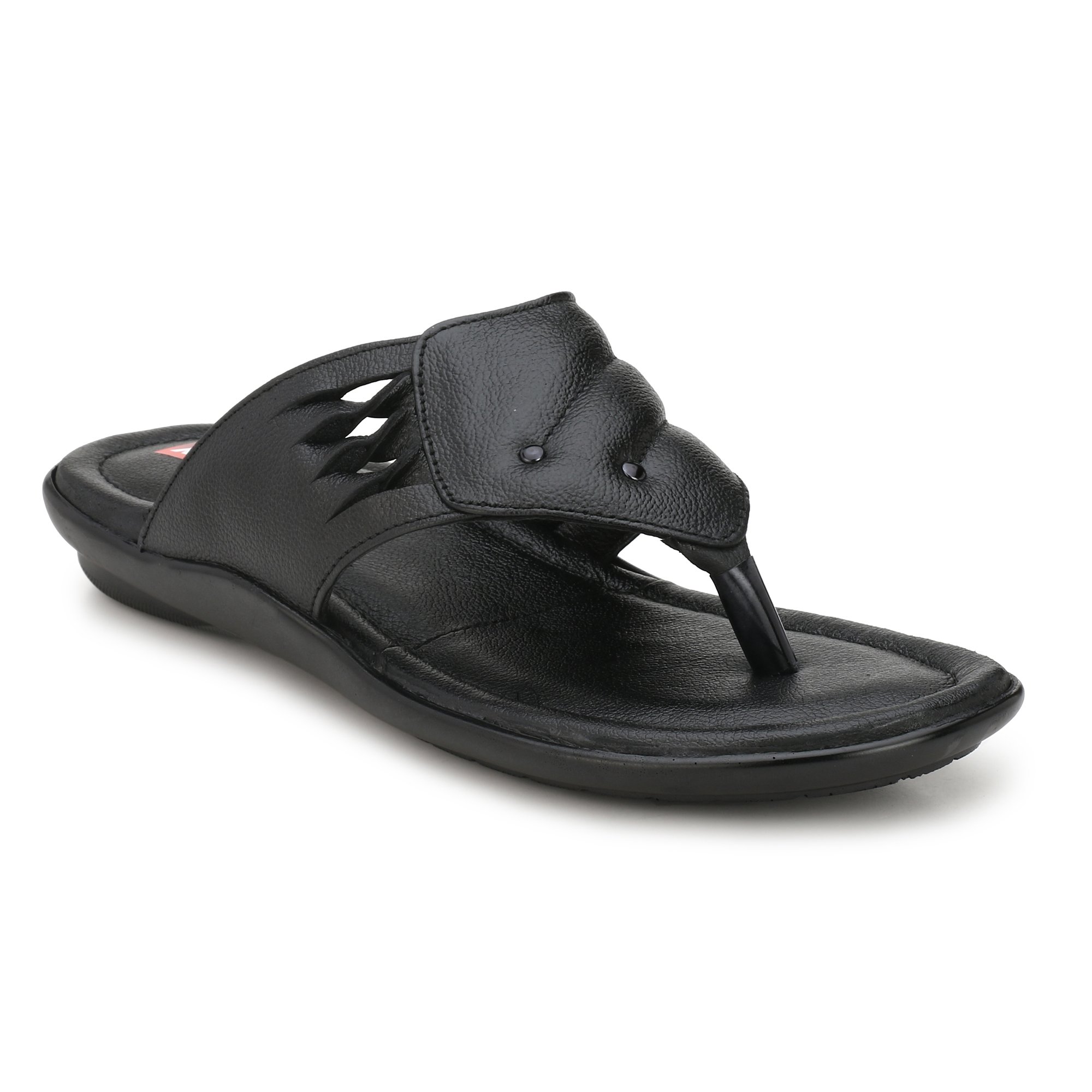 SHOE DAY Mens Black Leather Slipper- 6 (B07FKQBJZ8) Amazon Price History, Amazon Price Tracker