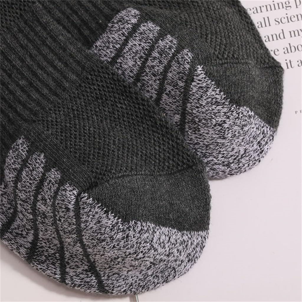 Thickened Towel Bottom Running Socks, Cotton Boat Socks, Sweat Absorbing and Breathable Sports Socks