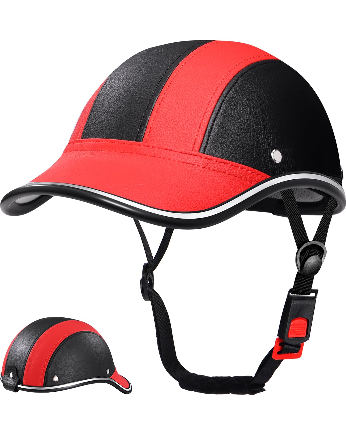 Baseball Cap for Men Women - (Medium, Red) Urban Style Baseball Hat for Adults