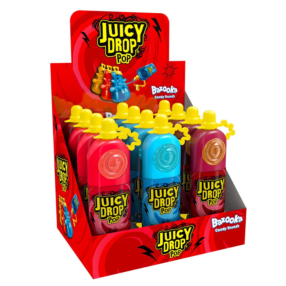 Buy Juicy Drop Pop Lollipops 12 Pack of 3 Flavours 6 Blue Raspberry