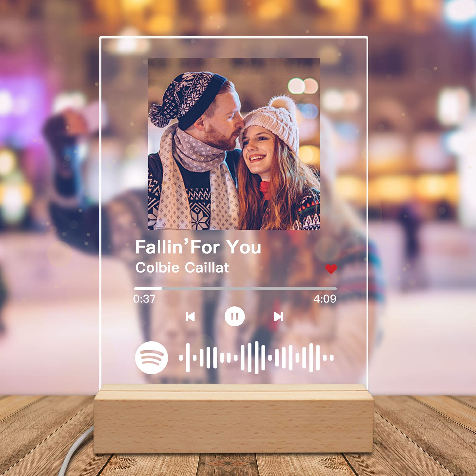 Buy Ouyate Personalized Music Album Cover with Spotify Code, Custom